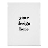 Poster Personnaliser ou Customiser (Devant)