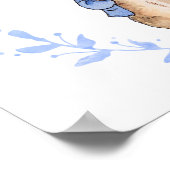 Poster Personnaliser Peter Rabbit avec le nom de l'enfant (Coin)