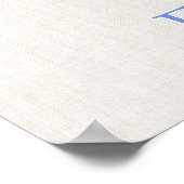 Poster Personnaliser Pierre le lapin Premier anniversaire (Coin)