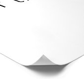 Poster Personnaliser Psaume 23-NIV Bible Scripture Fleurs (Coin)