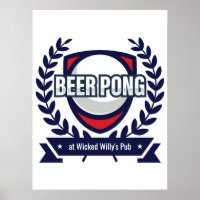 Personnalisez Ce Logo De Bière Pong