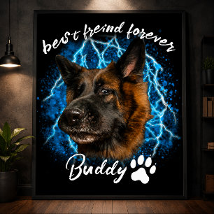 Poster Personnalisez Votre Propre Photo De Chien Animal p