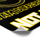 Poster personne différente non moins handicapée (Coin)