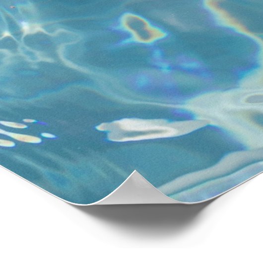 Poster Personne en piscine (Coin)