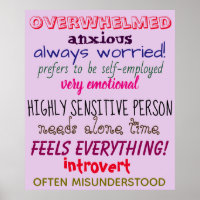 PERSONNE HAUTEMENT SENSIBLE Traits Words Design