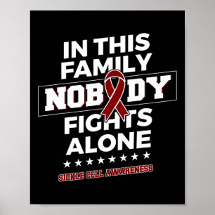 Poster Personne ne combat seul La conscience de la faucil