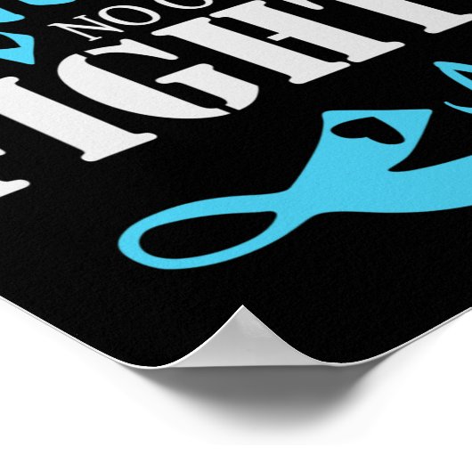 Poster Personne ne combat seul le diabète soutient le dia (Coin)