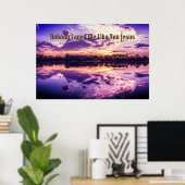 Poster "Personne Ne M'Aime Comme Toi Jésus" (Bureau à domicile)