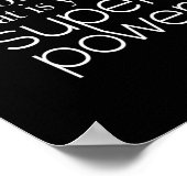 Poster personne n'est vous et c'est votre superpuissance (Coin)