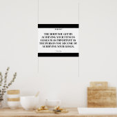 Poster Personne que vous devenez : Noir et Blanc (Cuisine)