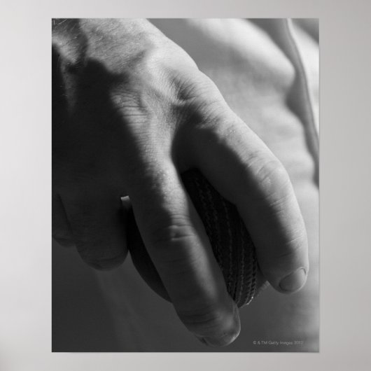 Poster Personne tenant le baseball (Devant)