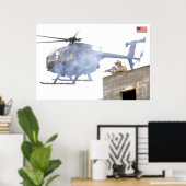 POSTER PERSONNEL AMÉRICAIN DE COMBAT (Bureau à domicile)
