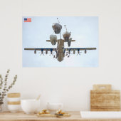 POSTER PERSONNEL AMÉRICAIN DE COMBAT (Cuisine)