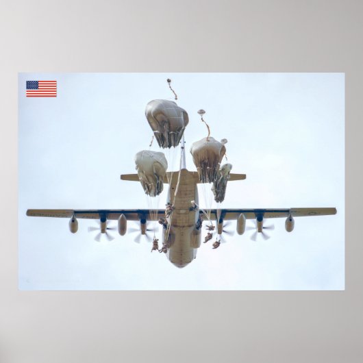 POSTER PERSONNEL AMÉRICAIN DE COMBAT (Devant)