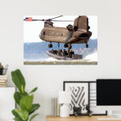 POSTER PERSONNEL AMÉRICAIN DE COMBAT (Bureau à domicile)