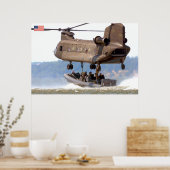 POSTER PERSONNEL AMÉRICAIN DE COMBAT (Cuisine)