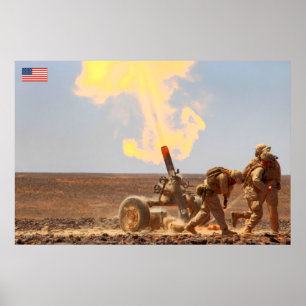 POSTER PERSONNEL AMÉRICAIN DE COMBAT