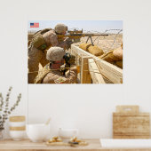 POSTER PERSONNEL AMÉRICAIN DE COMBAT (Cuisine)
