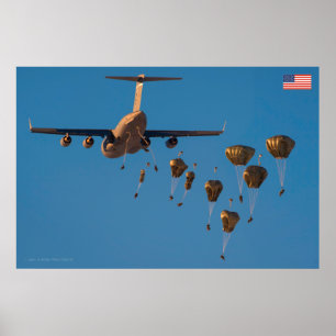 POSTER PERSONNEL AMÉRICAIN DE COMBAT