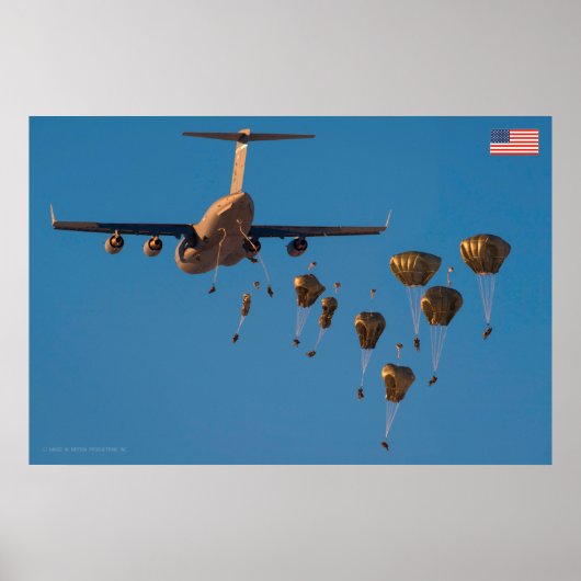 POSTER PERSONNEL AMÉRICAIN DE COMBAT (Devant)