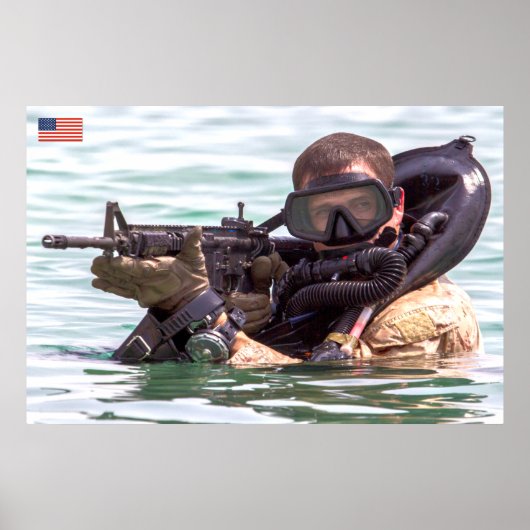 POSTER PERSONNEL DE COMBAT AMÉRICAIN (Devant)