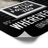 Poster Personnel Stalker Chien Lakeland Terrier Je Follo (Coin)