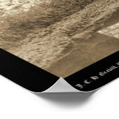 Poster Personnes à l'extérieur du train près de Hot Sprin (Coin)