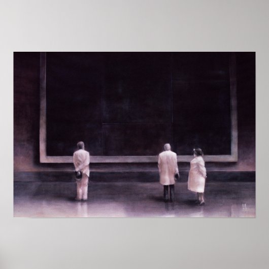 Poster Personnes à une exposition 1990 (Devant)