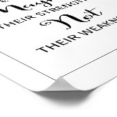 Poster Personnes de conformité de devis inspirationnelles (Coin)