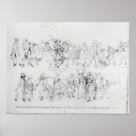 Poster Personnes de diverses professions (Devant)