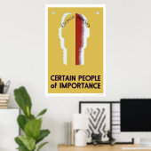 Poster Personnes D'Importance 1937 WPA (Bureau à domicile)