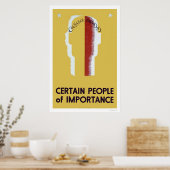 Poster Personnes D'Importance 1937 WPA (Cuisine)
