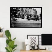 Poster Personnes et trafic à Berlin, Allemagne 1913 (Bureau à domicile)