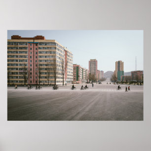POSTER PERSONNES INCONNUES CONDUISANT UN VÉLO