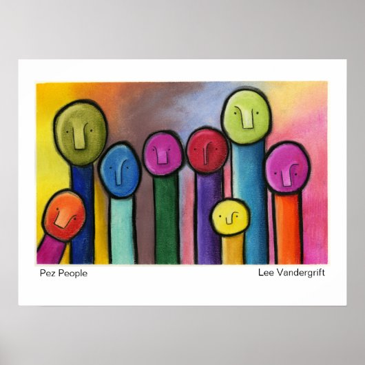 Poster Personnes par Lee Vandergrift (Devant)