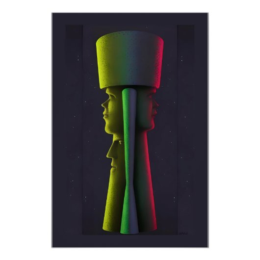 Poster Perspective de jeu - Ken Gage Art (Devant)