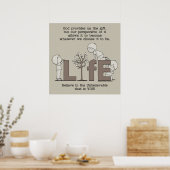 Poster Perspective de la vie (Cuisine)