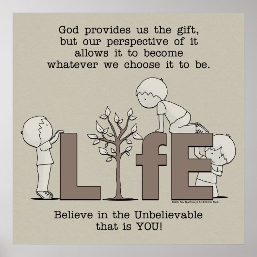 Poster Perspective de la vie (Devant)