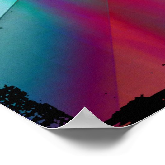 Poster Perspective de zoom avant-jeu (Coin)