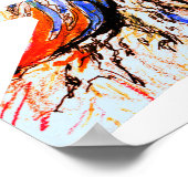 Poster Perspective Lumineuse Art contemporain (Coin)