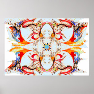 Poster Perspective Lumineuse Art contemporain