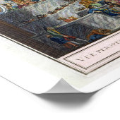 Poster Perspective Vue de l'intérieur de l'une des chambr (Coin)