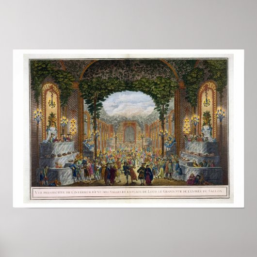 Poster Perspective Vue de l'intérieur de l'une des chambr (Devant)