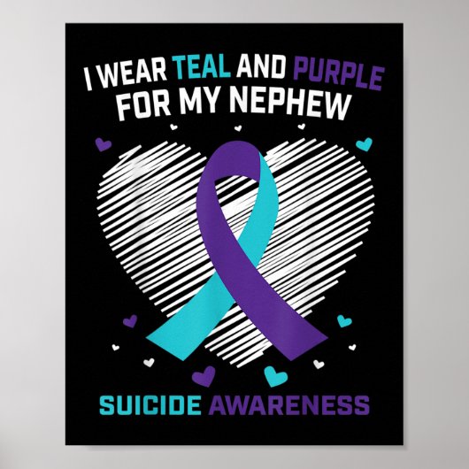 Poster Perte De Cadeaux De Sensibilisation Au Suicide De (Devant)