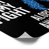 Poster Perte de cheveux Mon combat de soeur est mon comba (Coin)