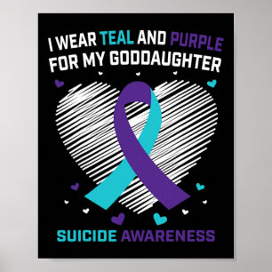 Poster Perte de dons Godgirl Sensibilisation au suicide