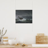 Poster Perte de la Blanche, au large d'Abrevack, le 4 mar (Cuisine)