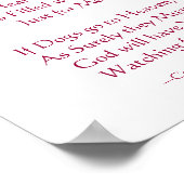 Poster Perte de la sympathie du chien (Coin)