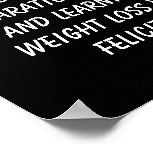 Poster Perte de poids 7 (Coin)