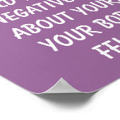 Poster Perte de poids pensées 10 (Coin)